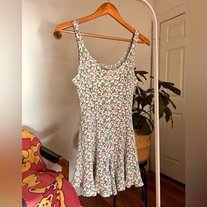 Vintage Floral Jumpsuit Shorts Size Small Women’s